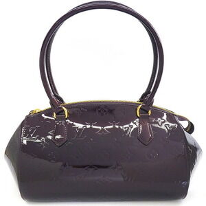 Louis Vuitton Sherwood Vernis Handbag Amarante Purple